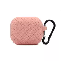 Airpods Pro 2 Case Fabric Pattern — Pink