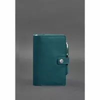 Кожаный блокнот (Софт-бук) 4.0 зеленый Краст