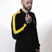 Олимпийка Custom Wear с лампасами Black/Yellow XL