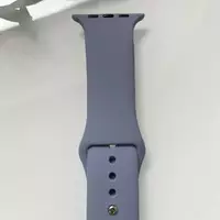 Силиконовый ремешок для умных часов Smart Watch 38/40 (Серо-сиреневый)