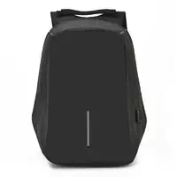 Городской рюкзак-антивор Bobby 45х30х16,5 см, черный / Надежный универсальный рюкзак для ноутбука .Черный(100)