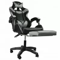 Обертове ігрове крісло з підставкою для ніг EC GAMING KO02CZ, Крісло для геймерів, Регульоване ігрове крісло