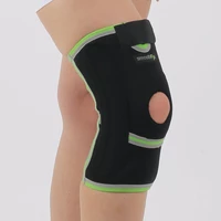 Бандаж на неопреновий коліно з ребрами жорсткості, наколінник з відкритою чашкою (короткий) Розмір S