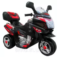 Детский аккумуляторный мотоцикл М6  ЧЕРНЫЙ   M6 518