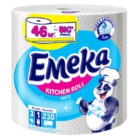 Бумажные полотенца EMEKA WHITE JUMBO 3 слоя 1 шт (3800024035159)