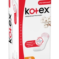 Ежедневные гигиенические прокладки Kotex Normal 56 шт (5029053548050)