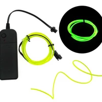 Світлодіодна стрічка RESTEQ зелена провід 5м LED неонове світло з контролером