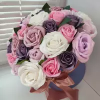 Букет із мильних троянд "Вальс квітів"