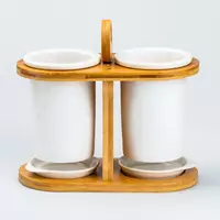 Підставка для столового приладдя 15*21*11 см керамічна