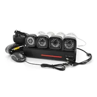 Комплект відеоспостереження Outdoor 008-4-2MP Pipo (4 вуличні камери, кабелі, блок живлення, відеореєстратор APP-Xmeye)