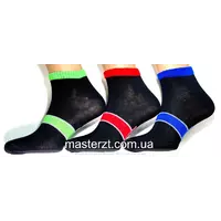 Шкарпетки чоловічі Мастер 27-29р короткі чорні з написом MASTER¶