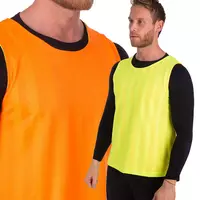 Манишка для футбола двусторонняя мужская цельная (сетка) CO-0791 FDSO   Салатово-оранжевый (57508349)