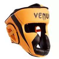 Шлем боксерский с полной защитой BO-7041 Zelart  S Оранжево-черный (37429473)