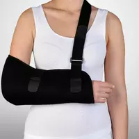 Бандаж косынка для поддержки руки при переломе Orthopoint SL-01 Люкс, повязка для руки на гипс Размер L